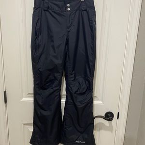Columbia black ski pants XS short